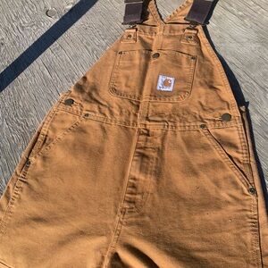 Carhartt Tan Work Overalls